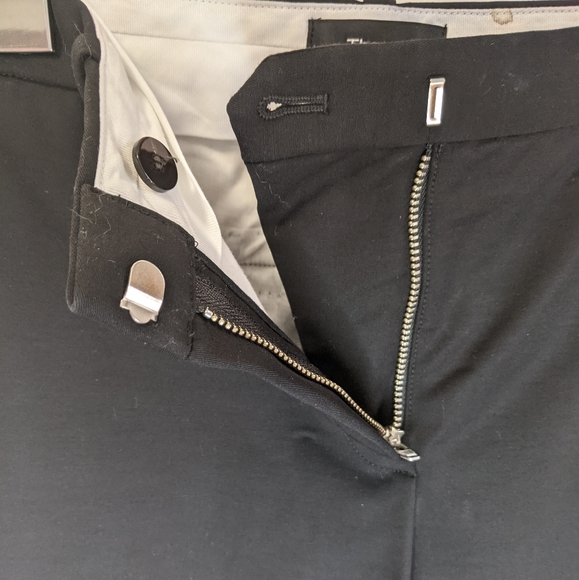 THEORY tailored double stretch black pants, 2 - Picture 9 of 12